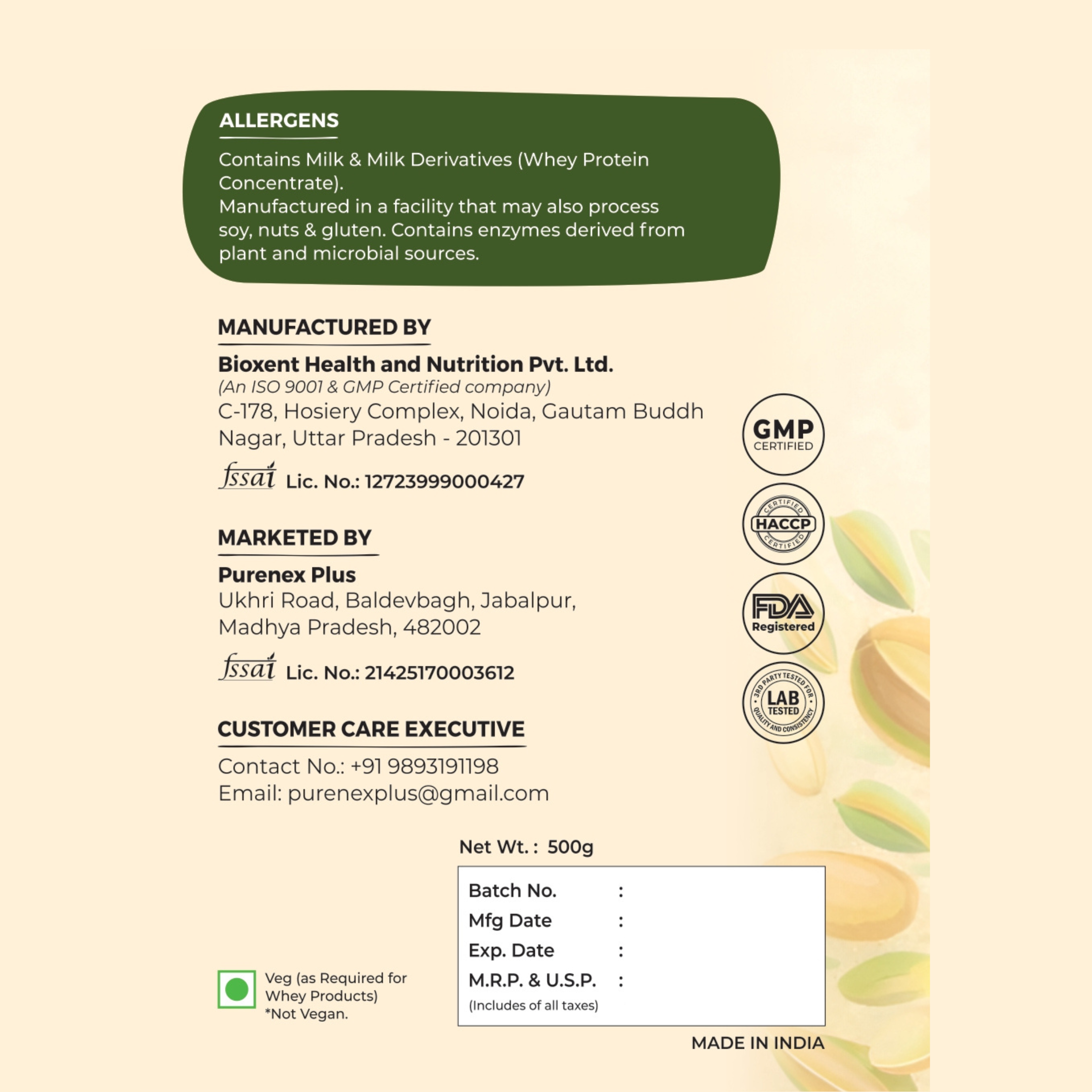 TRUE BLEND Protein Powder