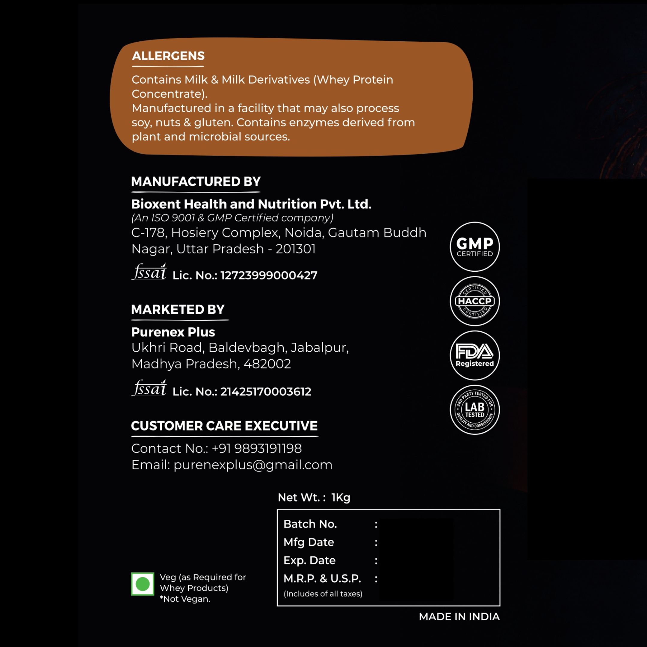 TRUE BLEND Protein Powder