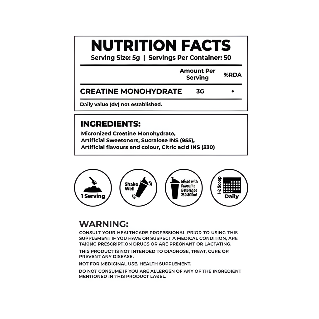 Clean Creatine Monohydrate